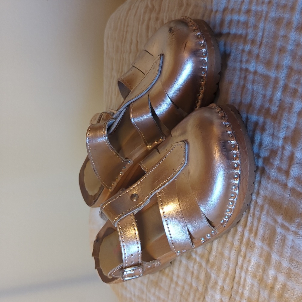 Rose Gold Clogs size 39